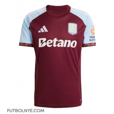 Camiseta Aston Villa Boubacar Kamara #44 Primera Equipación 2025-26 manga corta Camiseta Aston Villa Boubacar Kamara #44 Primera Equipación 2025-26 manga corta